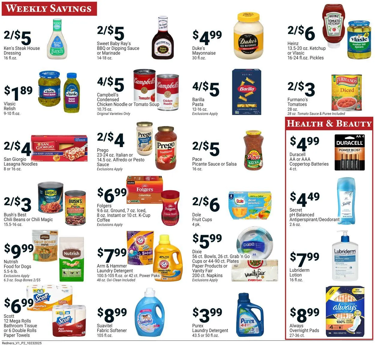 Weekly ad Redner’s Warehouse Market Current weekly ad from October 23 to October 29 2025 - Page 2
