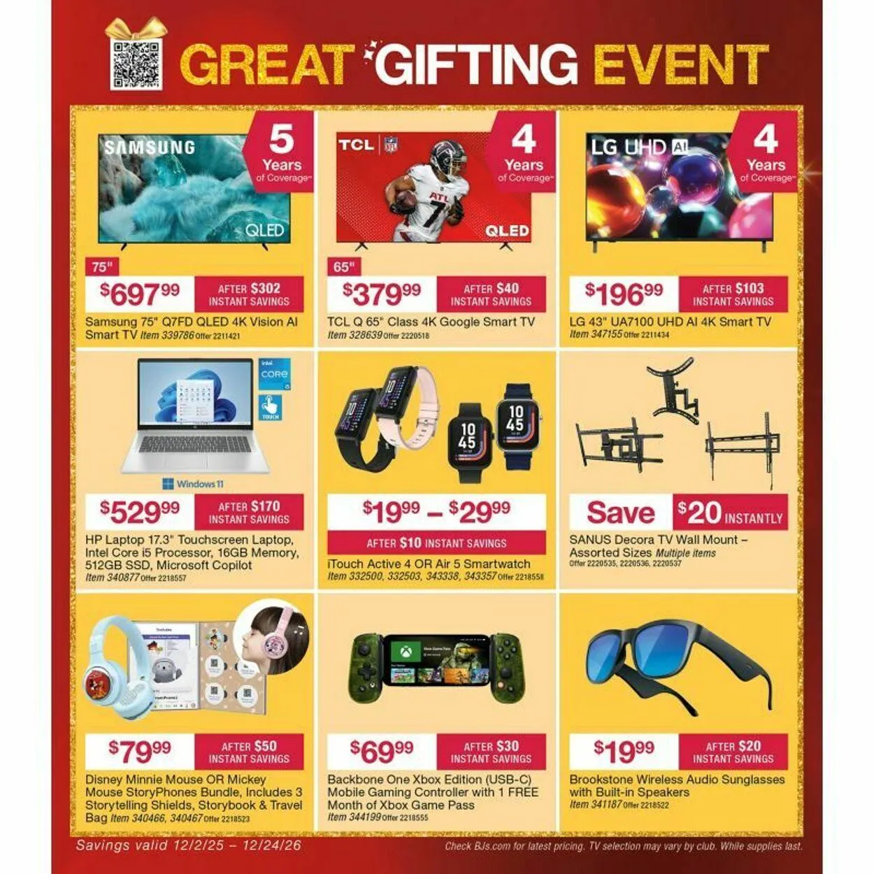 Weekly promotion BJ's spanning from December 12 to December 26 2025 - Page 25 for Catalogue 365