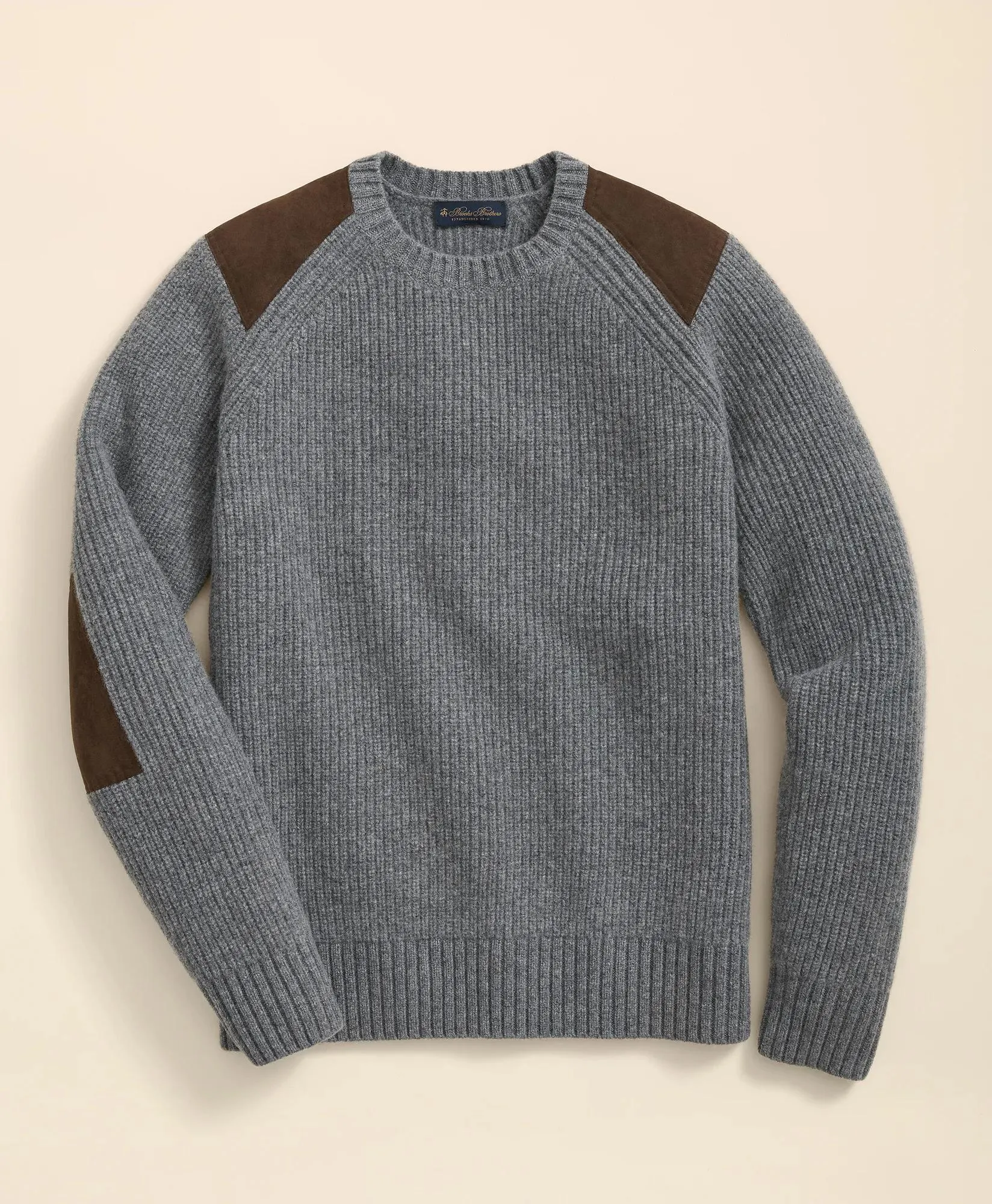 Lambswool Military Sweater
