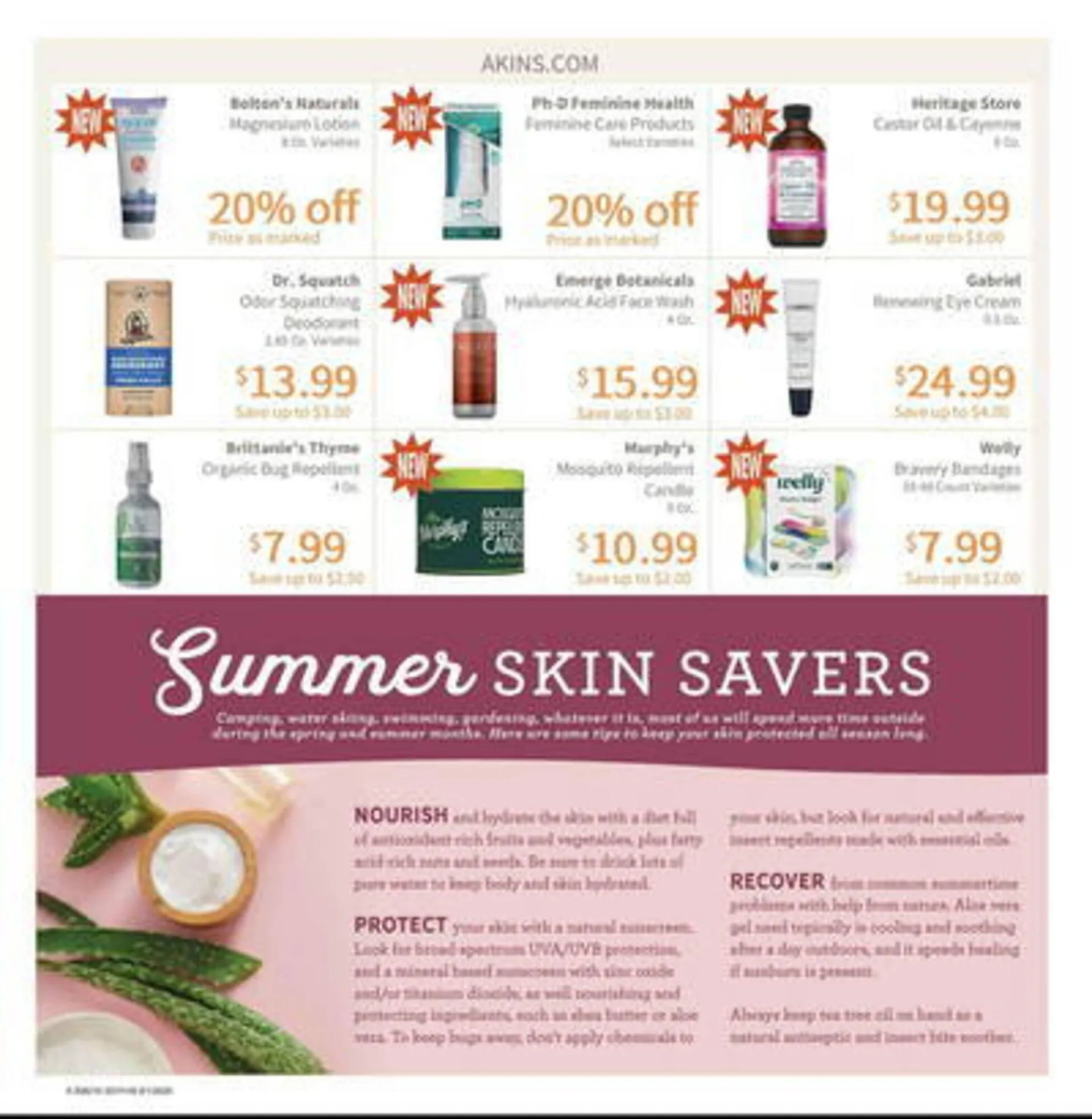 Weekly ad Akin's Natural Foods Weekly Ad from June 1 to June 30 2025 - Page 6