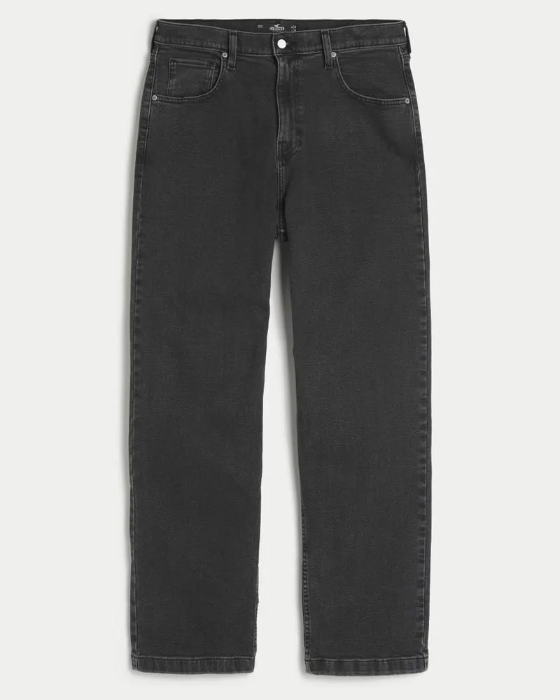 Washed Black Super Baggy Jeans