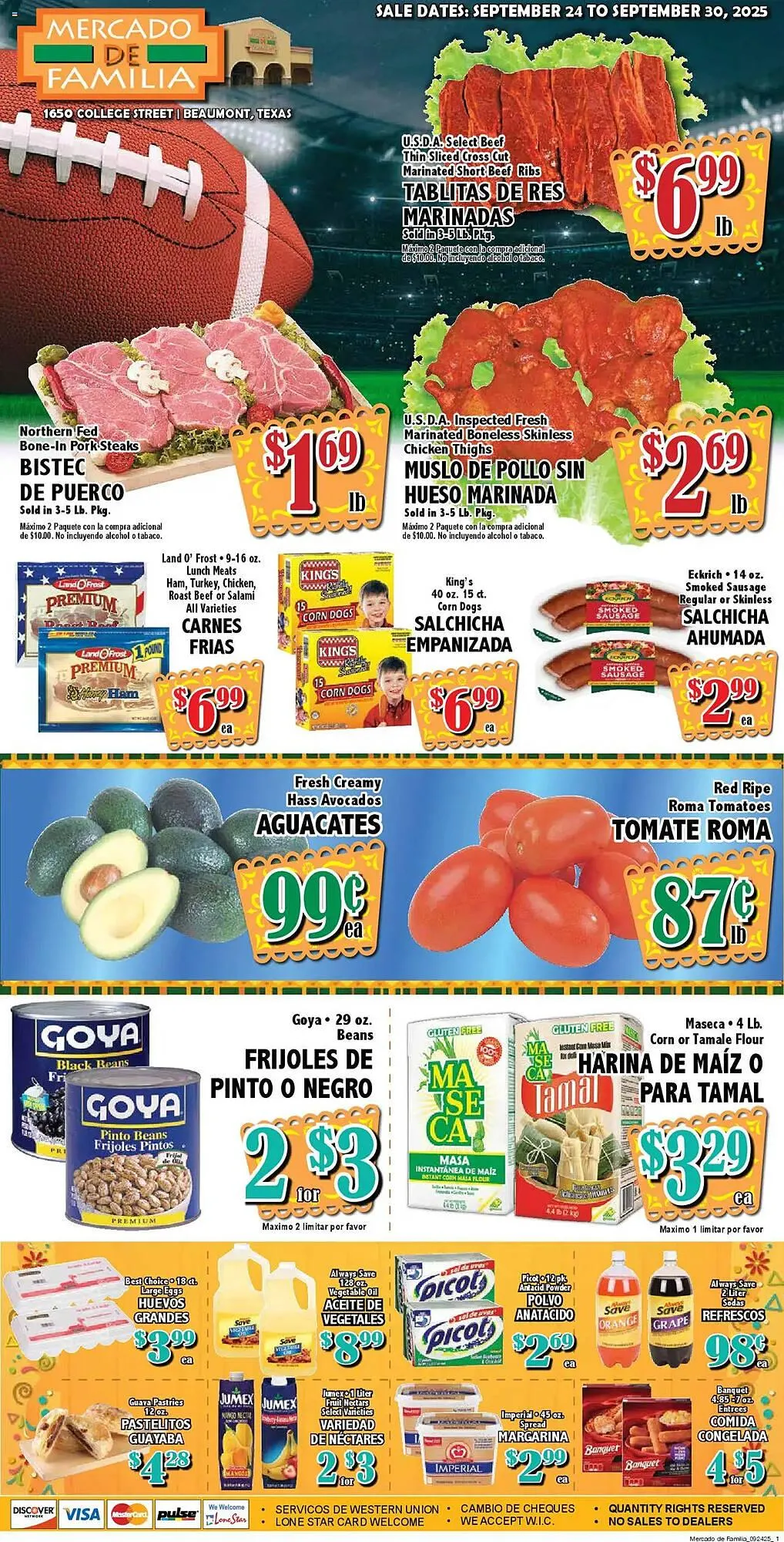Weekly ad Market Basket weekly ad from September 24 to October 1 2025 - Page 1