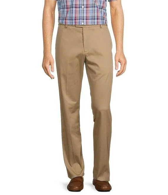 TravelSmart Ultimate Performance Classic Straight Fit Flat Front Non-Iron Chino Pants