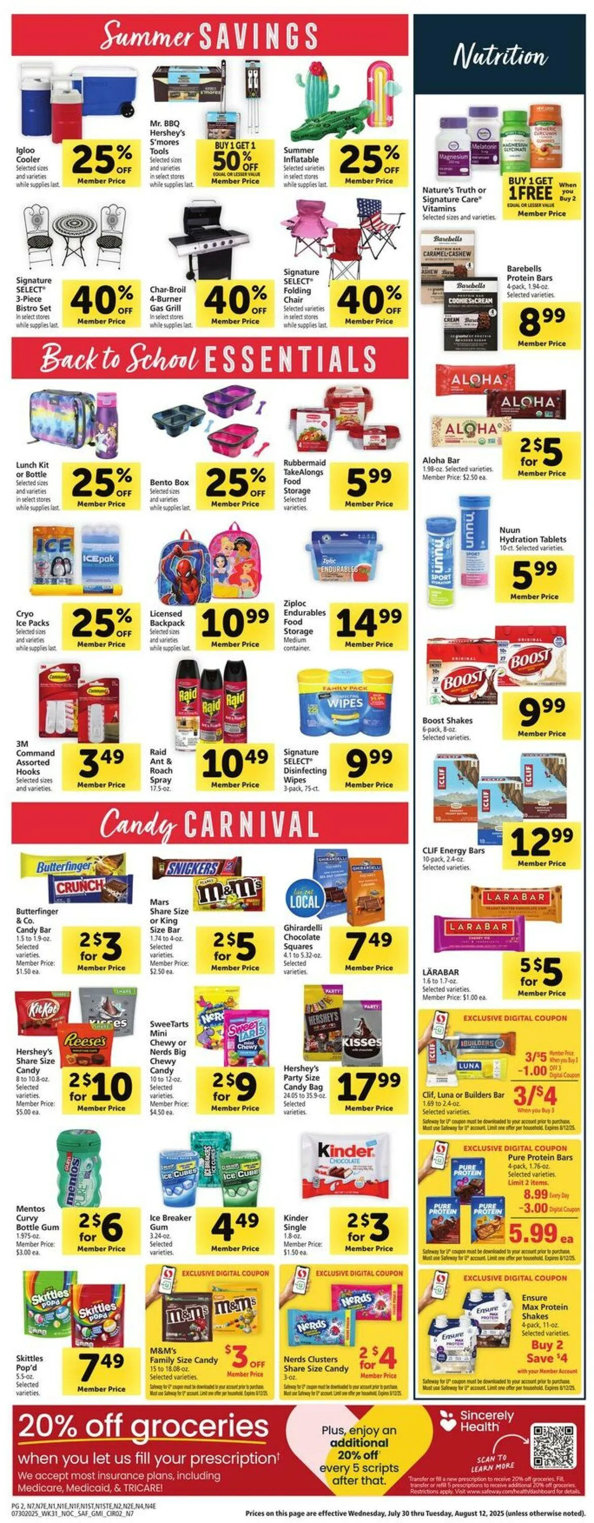 Weekly ad Safeway Current weekly ad from July 30 to August 5 2025 - Page 12