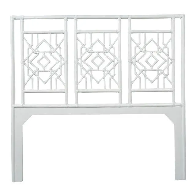Tulum Headboard Queen - White
