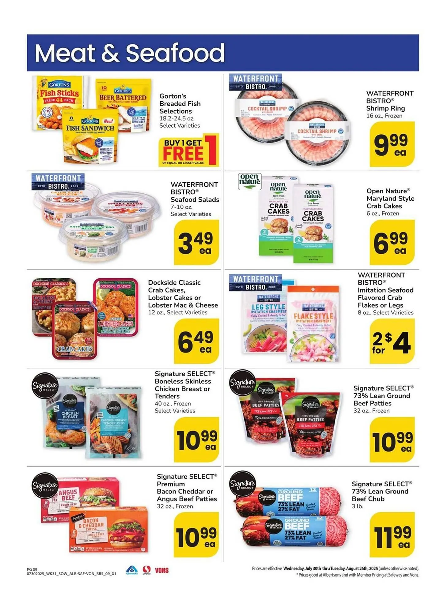 Weekly ad Albertsons Weekly Ad from July 30 to August 26 2025 - Page 9