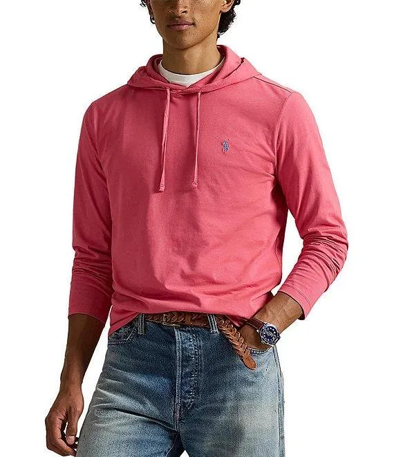 Cotton Jersey Long Sleeve Hoodie