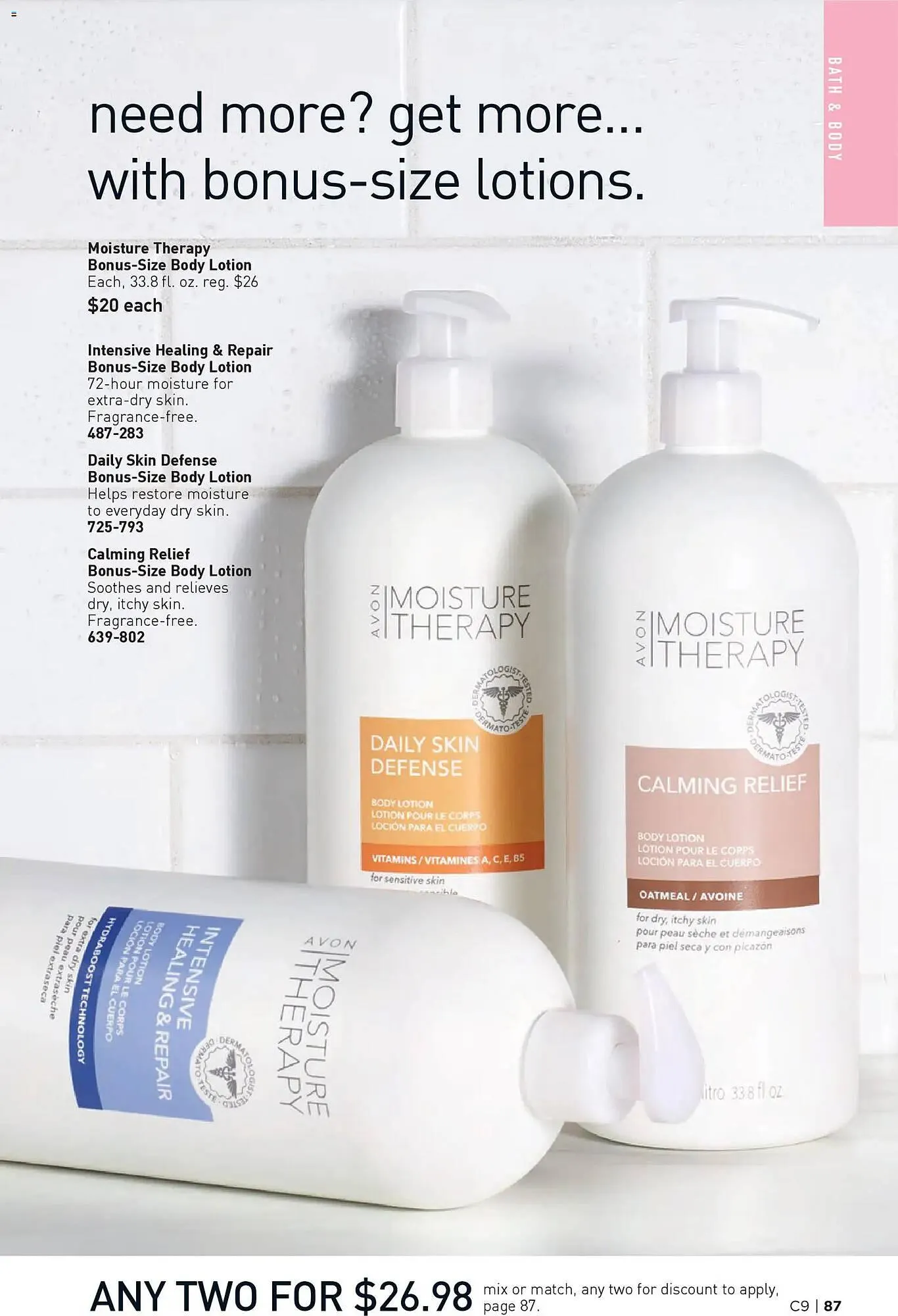 Weekly promotion Avon weekly ad spanning from April 22 to May 6 2026 - Page 87 for Catalogue 365