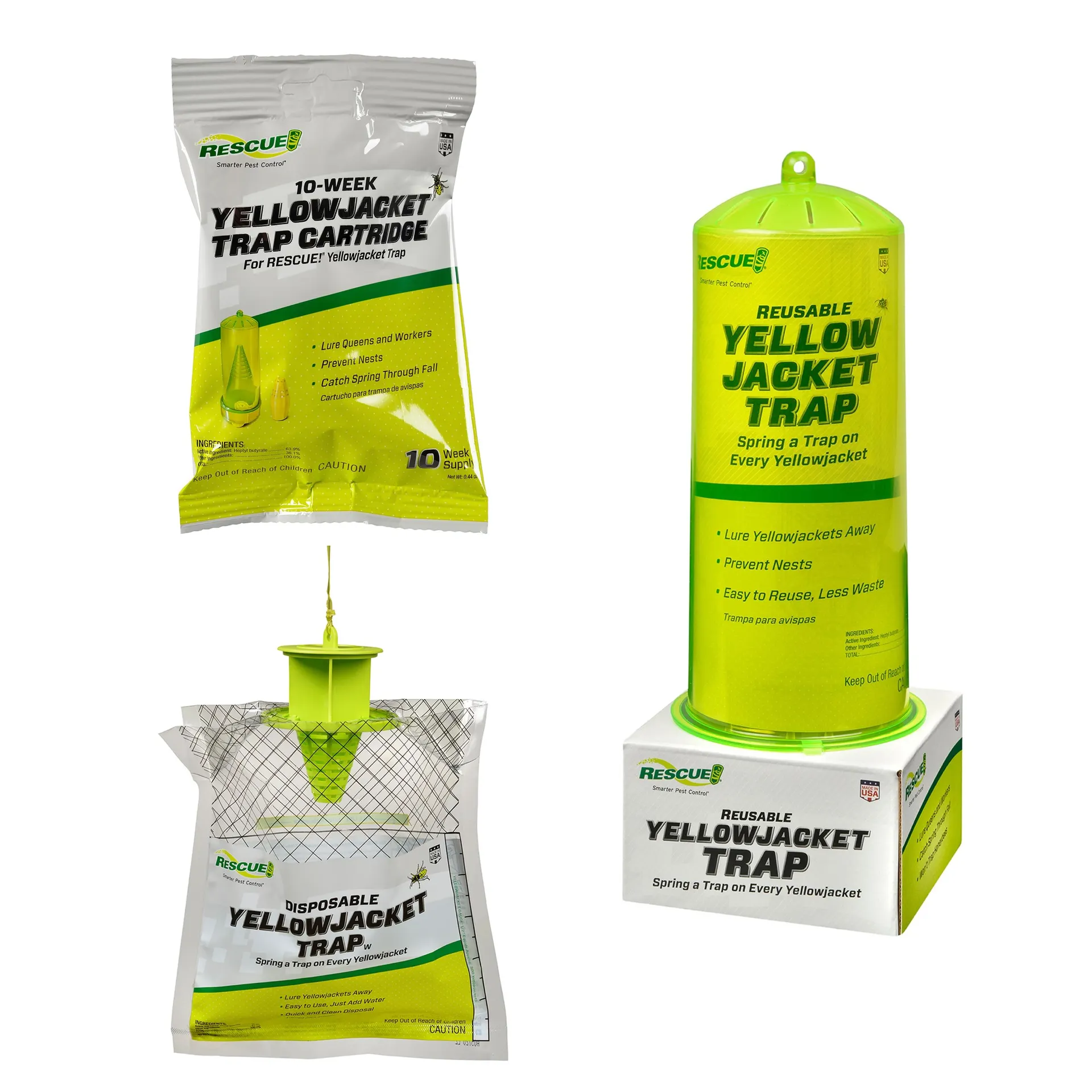 Yellowjacket Outdoor Traps and Refill