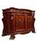Napoleon III Mahogany Sideboard with Curved Sides, 1850
