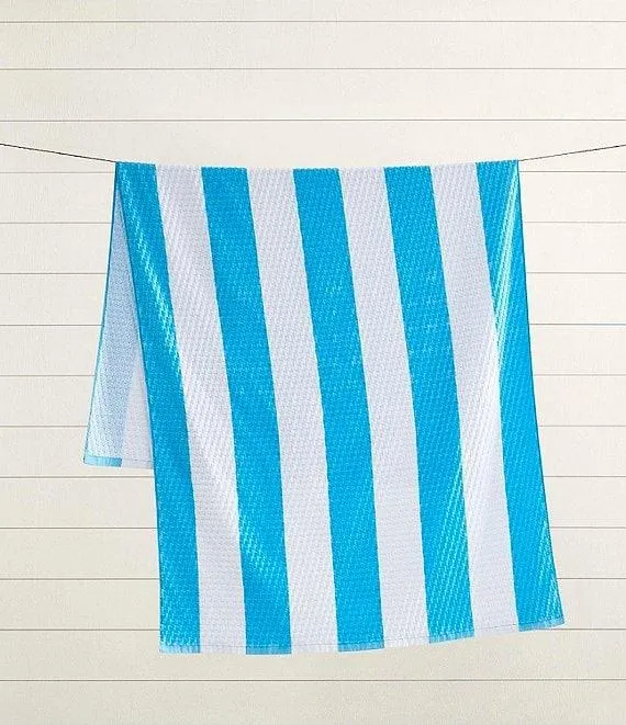 Summer Shop Collection Striped Print Cotton Beach Towels