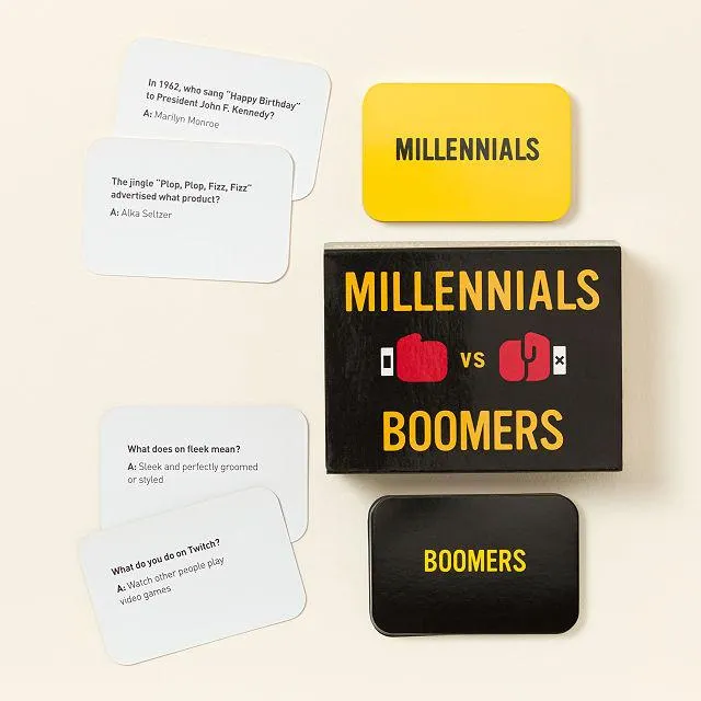 Millennials vs. Boomers Trivia Game
