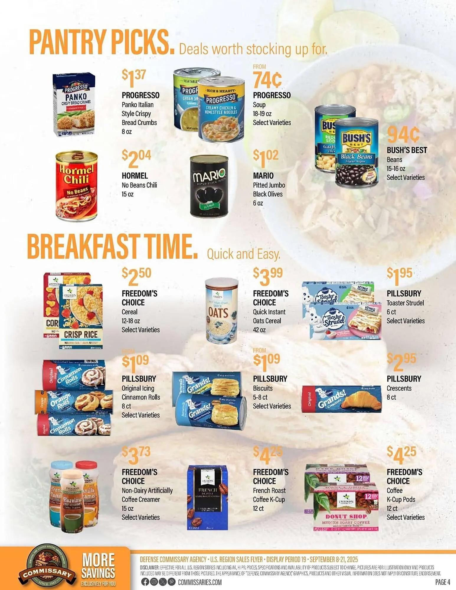 Weekly ad Commissary weekly ad from September 8 to September 21 2025 - Page 4