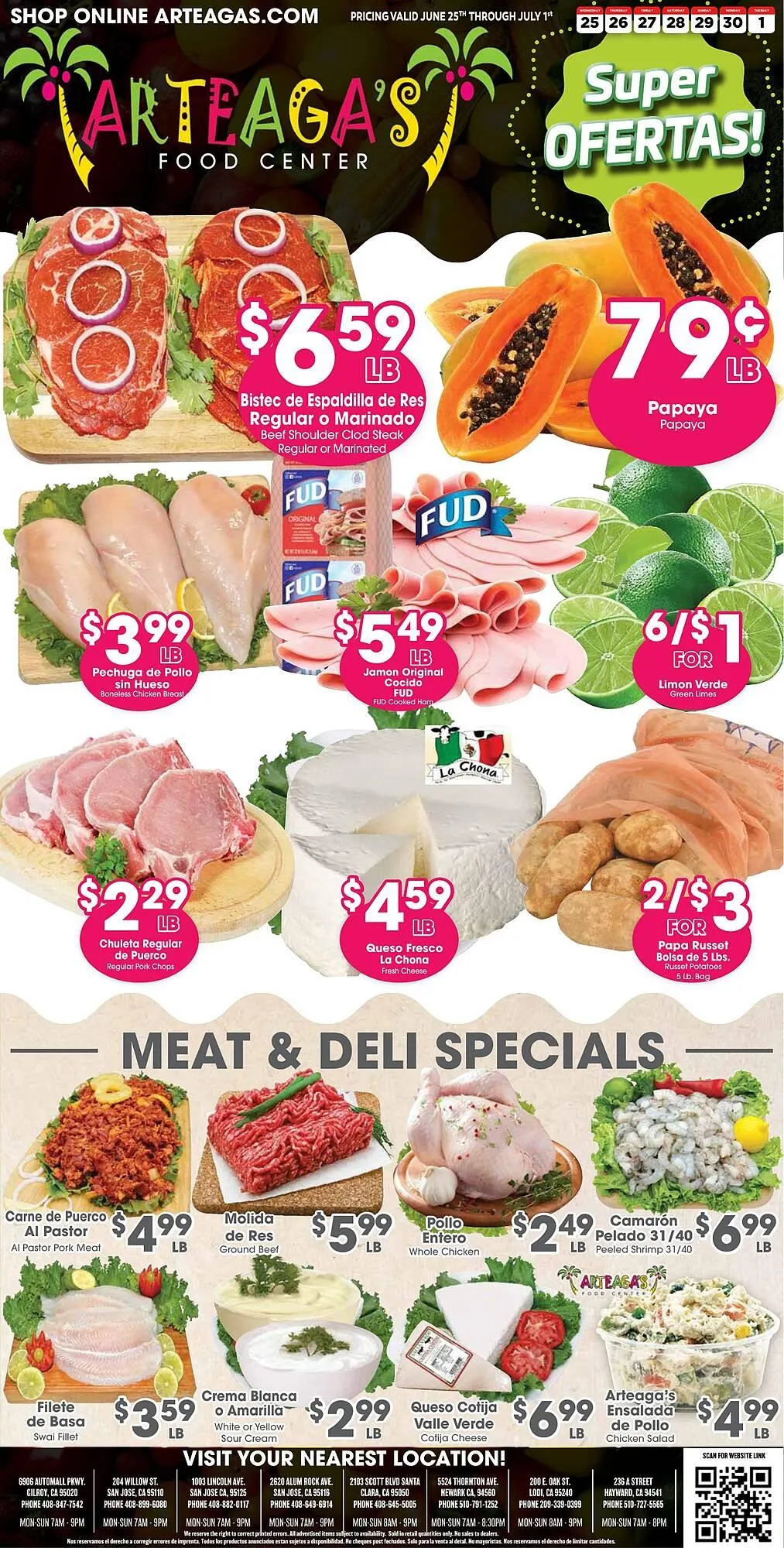Arteagas Food Center Weekly Ad - 1