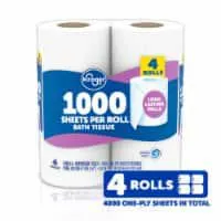 Kroger® 1000 Sheets per Roll Toilet Paper