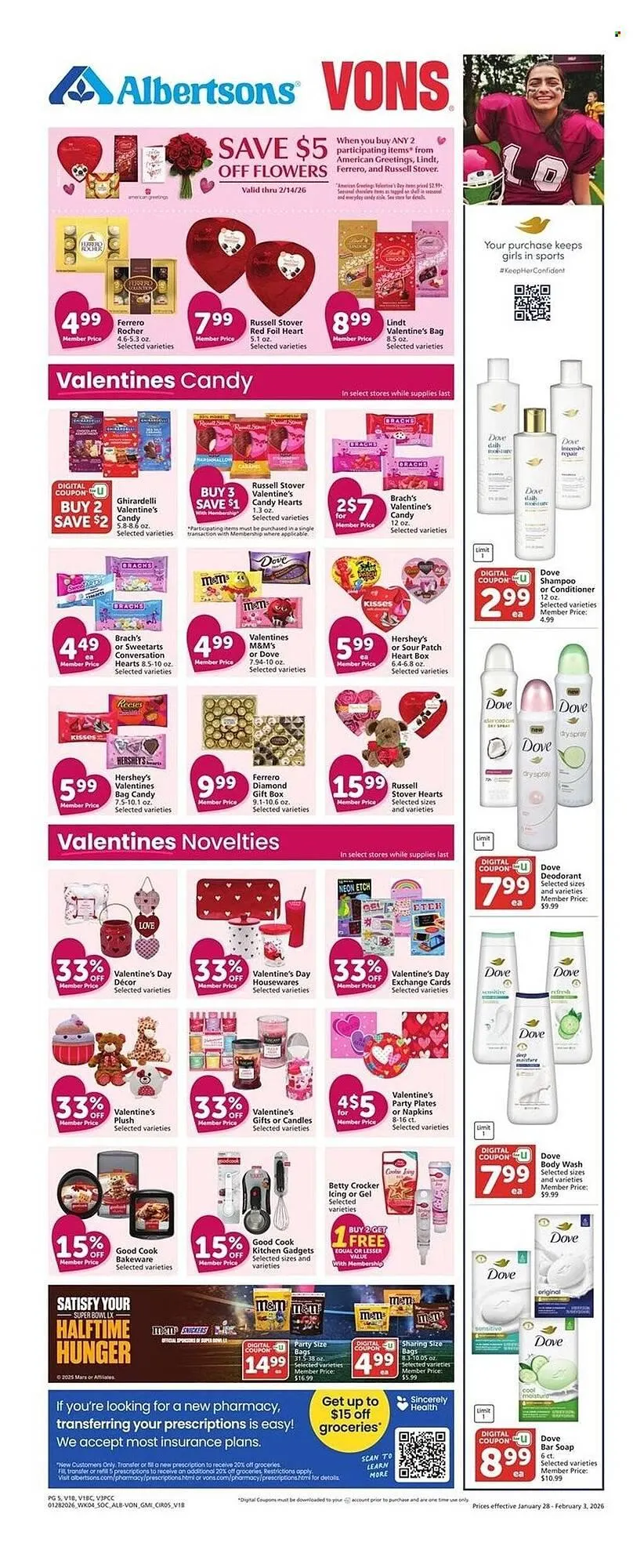 Weekly promotion Albertsons weekly ad spanning from January 28 to February 3 2026 - Page 4 for Catalogue 365