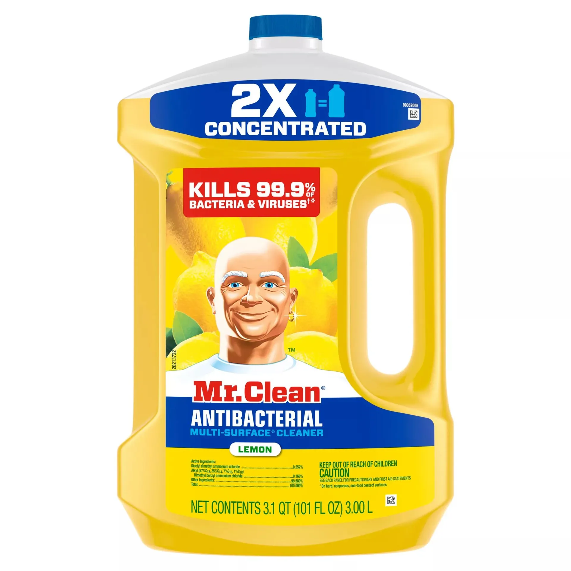 Mr. Clean All Purpose Antibacterial Cleaner, 101 fl. oz. - Lemon Scent