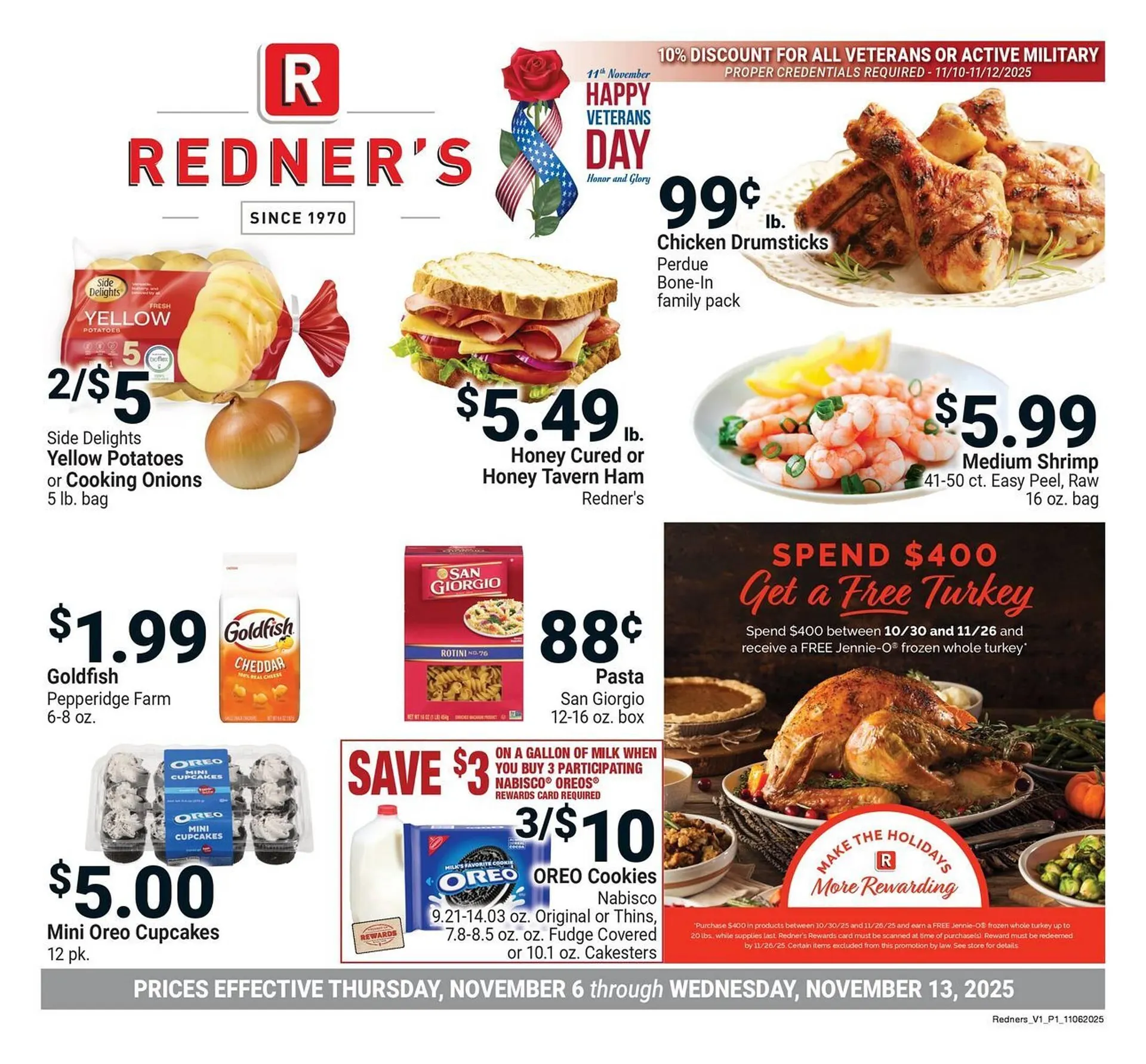 Weekly ad Redner's Warehouse weekly ad from November 6 to November 12 2025 - Page 1