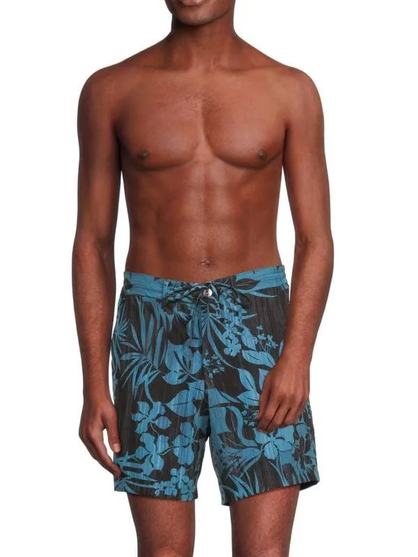 Classic Fit Drift Away Floral Swim Shorts