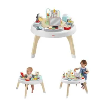 Fisher-Price Learning Toy 2-In-1 Like A Boss Infant Activity Center And Toddler Play Table