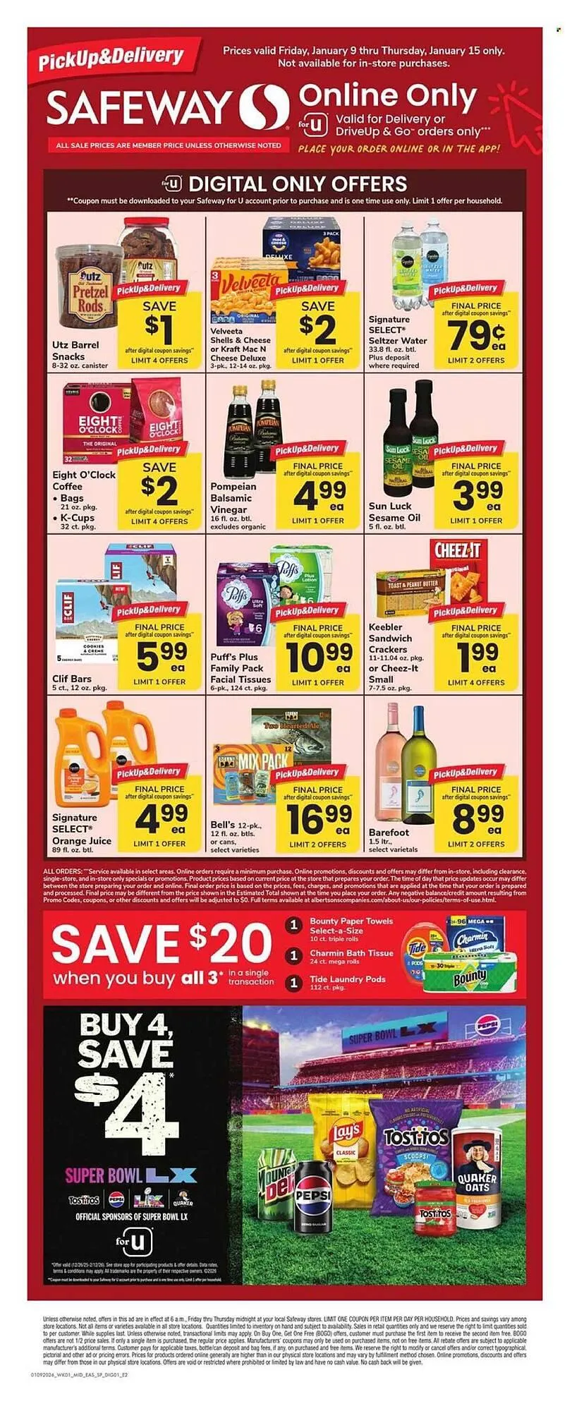 Weekly ad Safeway weekly ad from January 9 to January 15 2026 - Page 1