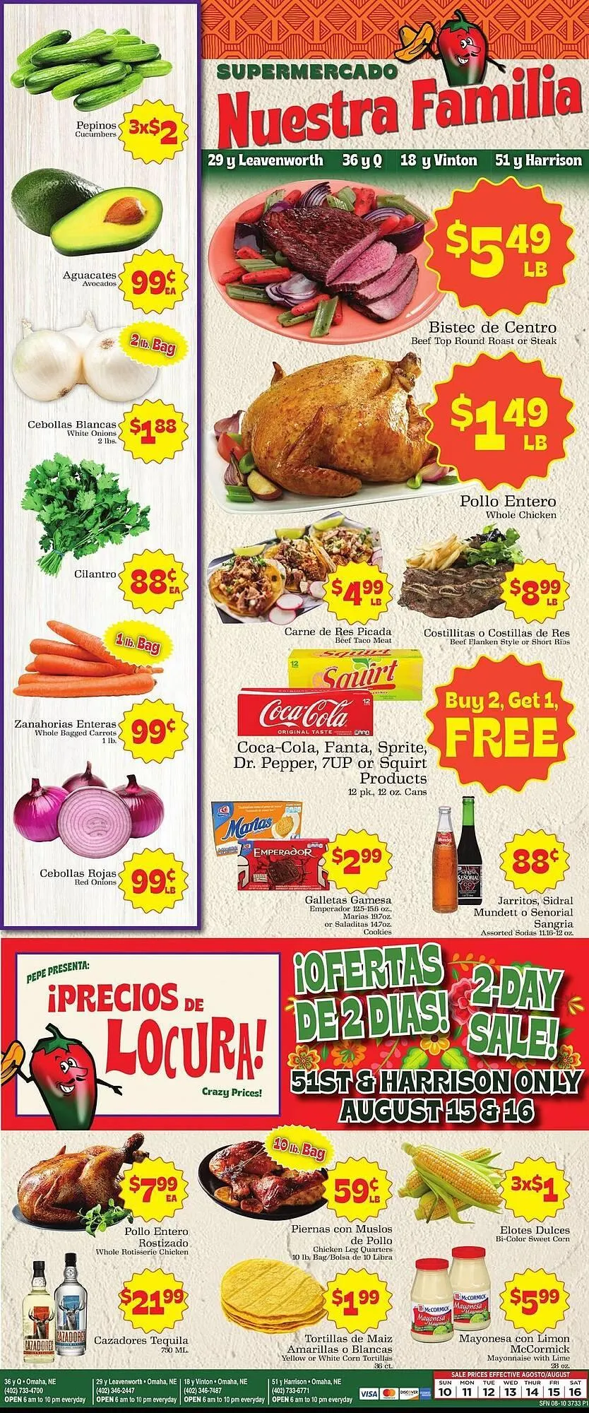 Supermercado Nuestra Familia Weekly Ad - 1