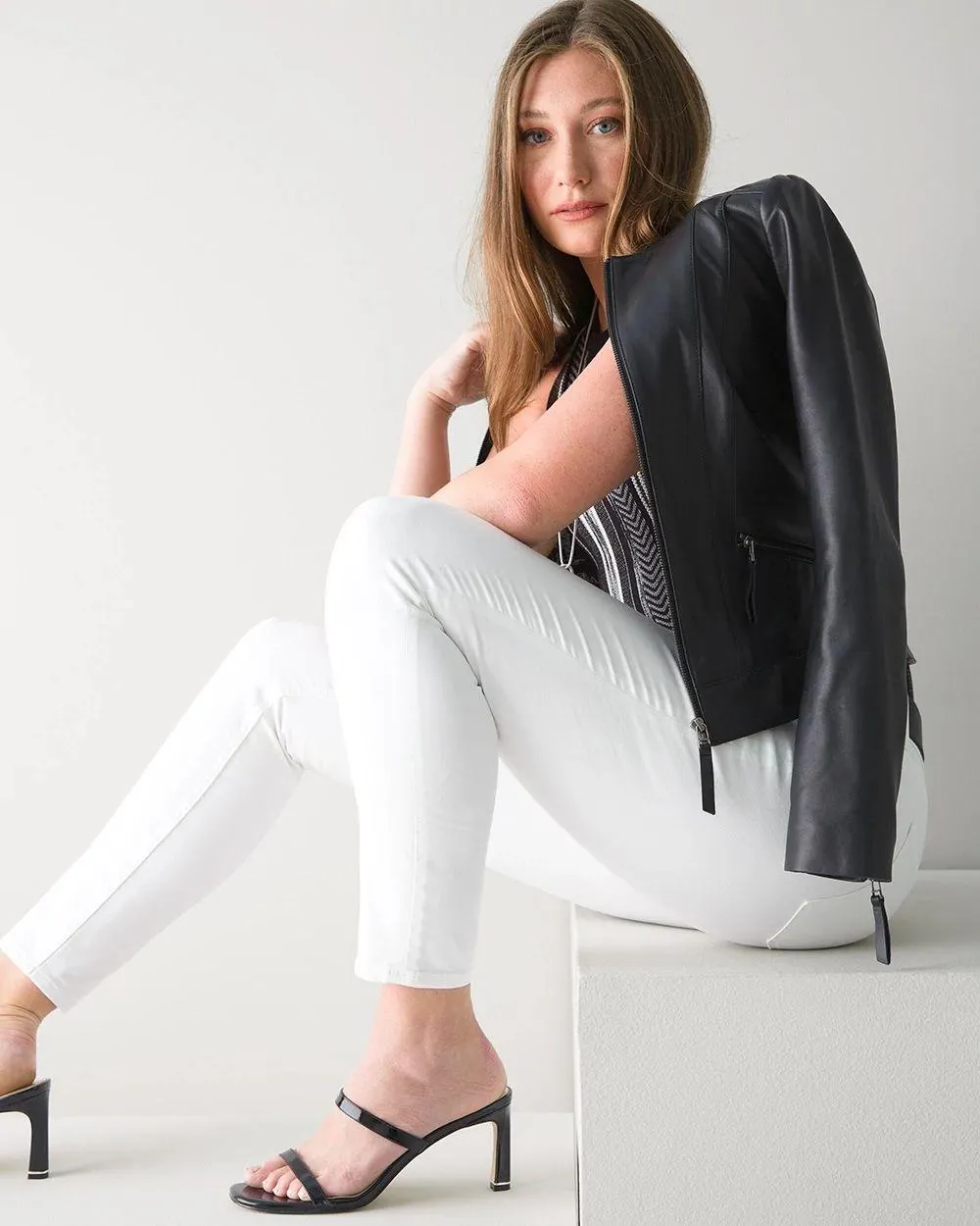 Curvy-Fit High-Rise Sculpt Skinny Jeans