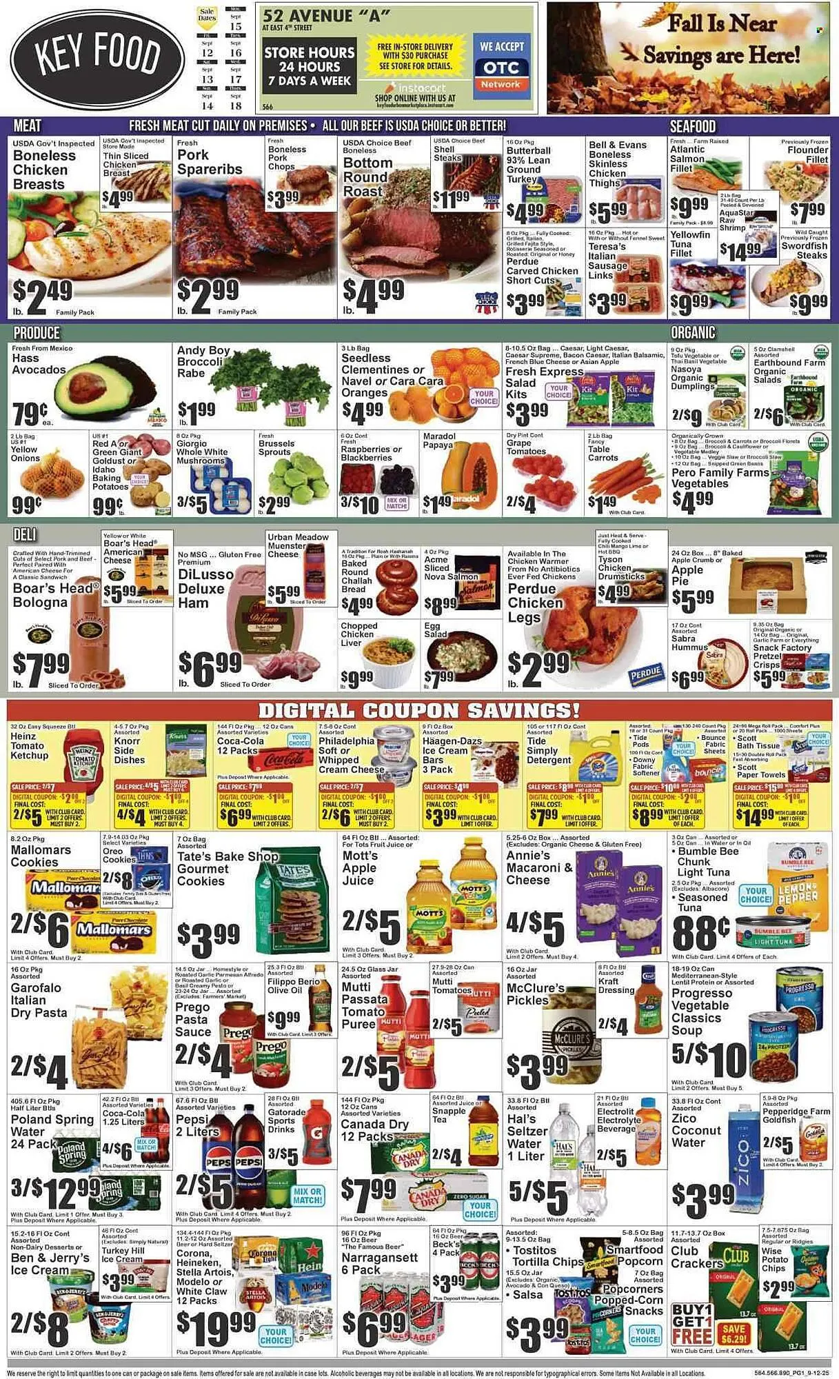 Weekly ad Key Food circular from September 12 to September 18 2025 - Page 1