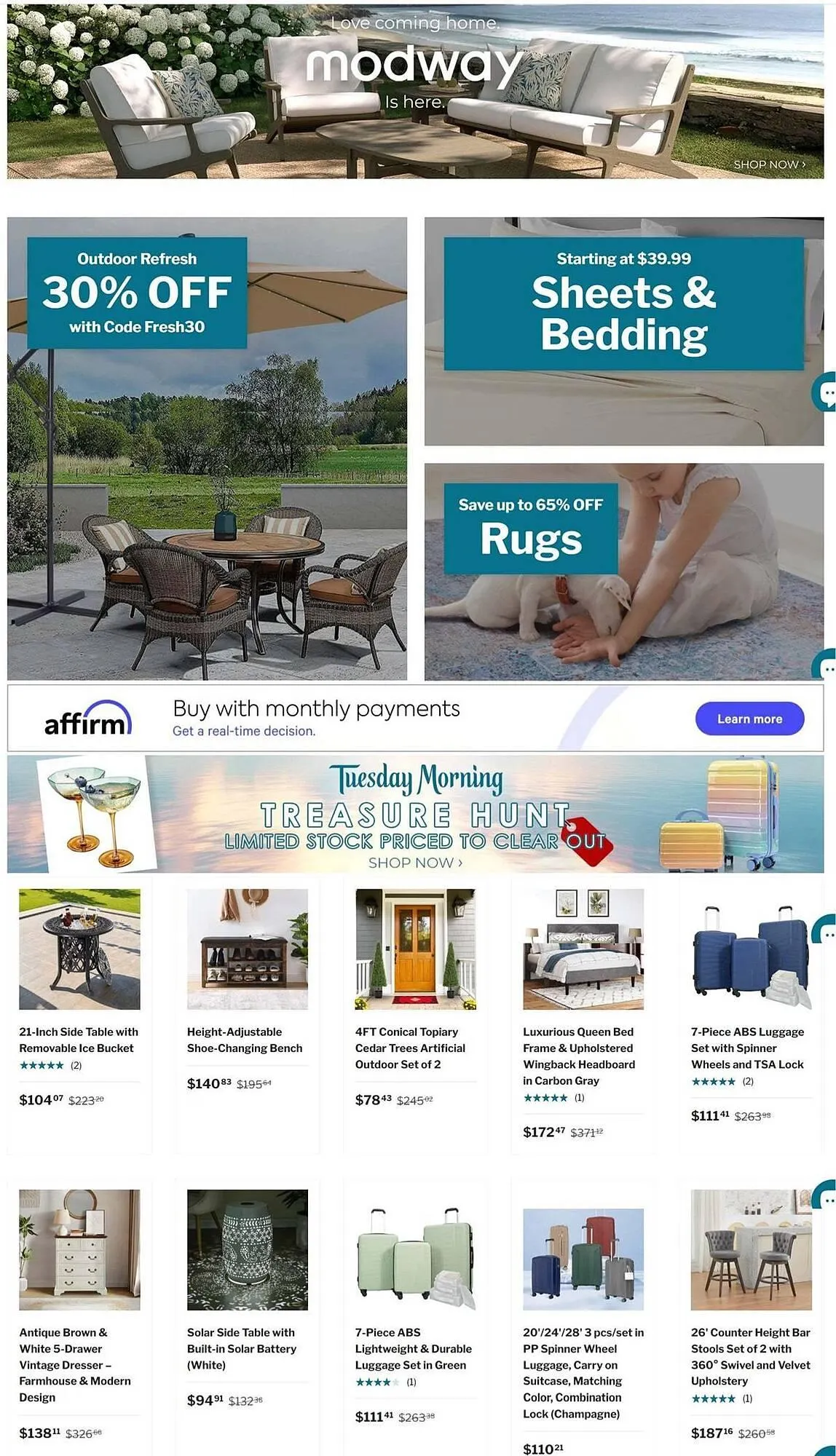 Tuesday Morning weekly ad - 1