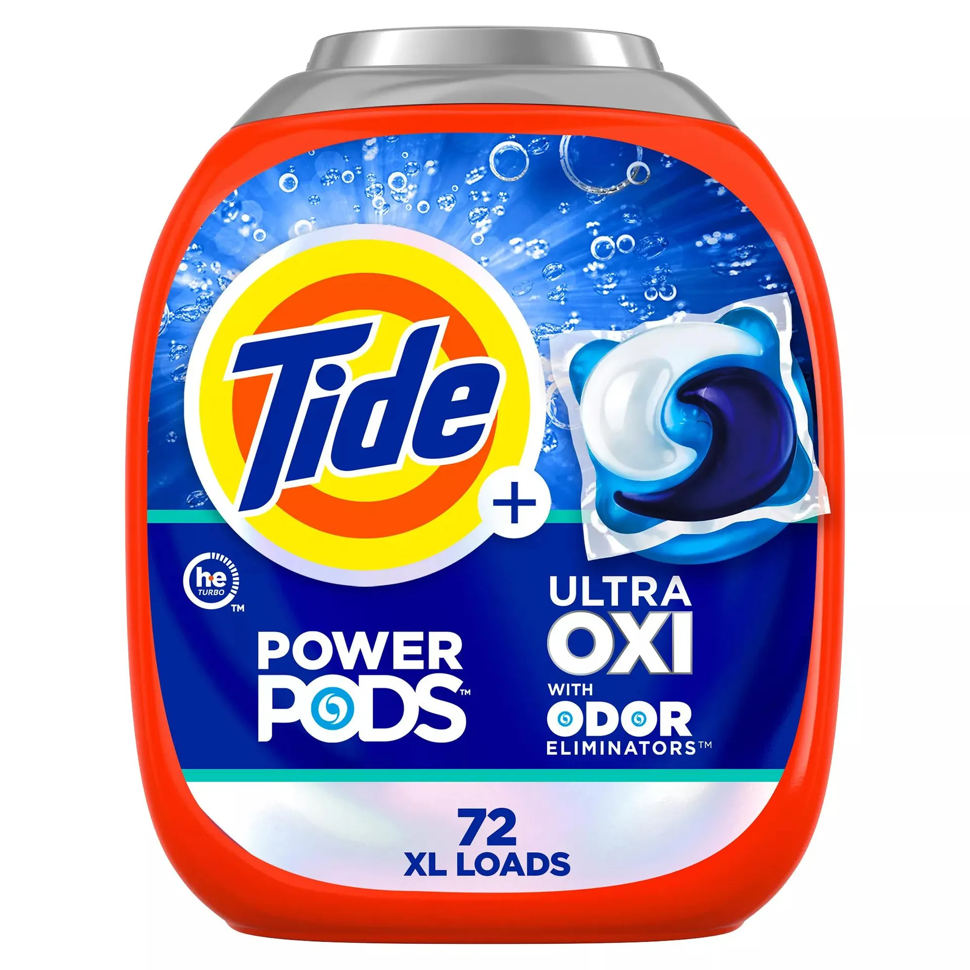 Tide Ultra OXI Power PODS with Odor Eliminators, 72 ct.