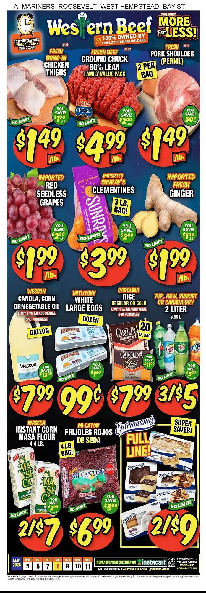 Weekly ad Western Beef circular from March 5 to March 11 2026 - Page 1