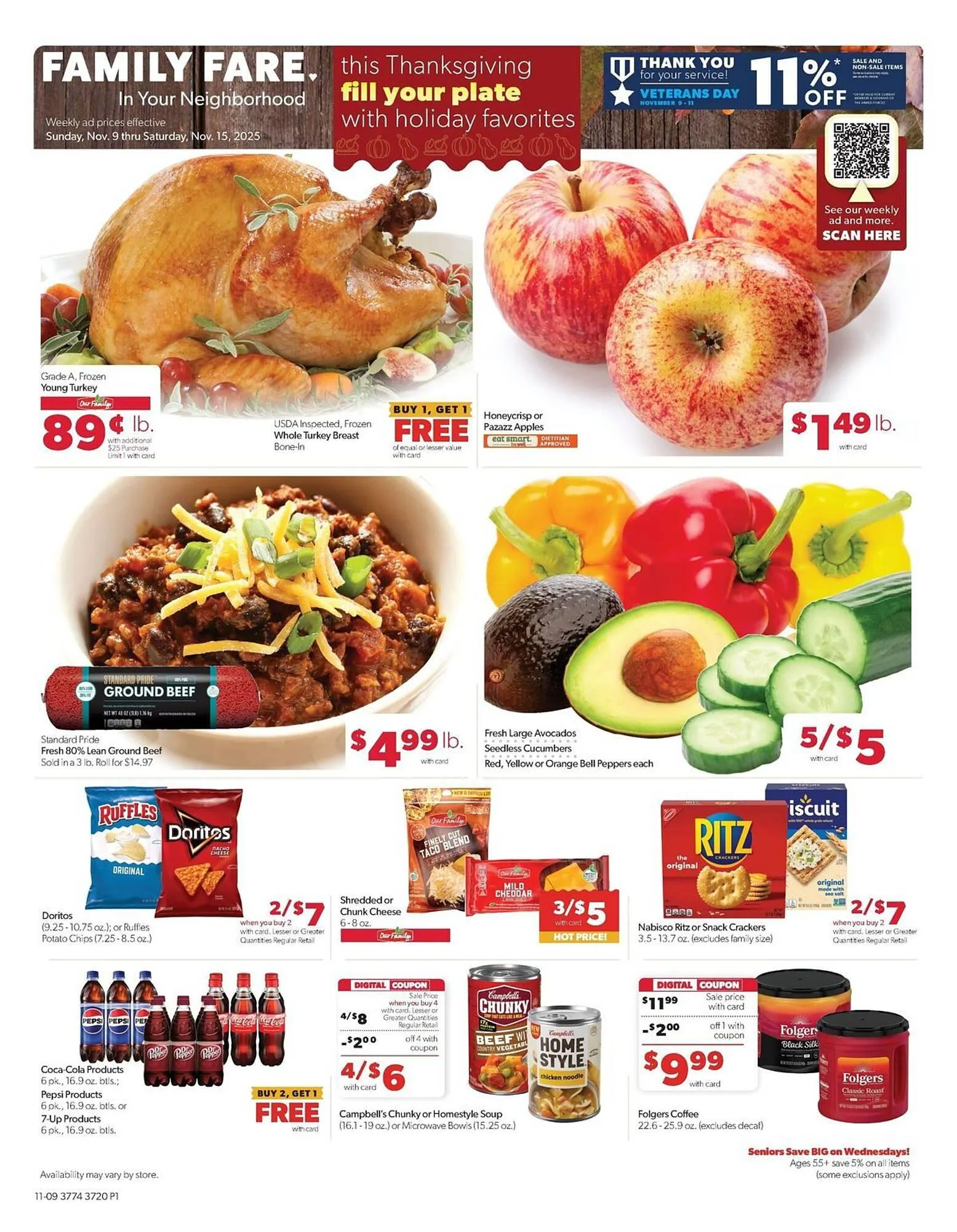 Weekly ad Family Fare weekly ad from November 9 to November 15 2025 - Page 1