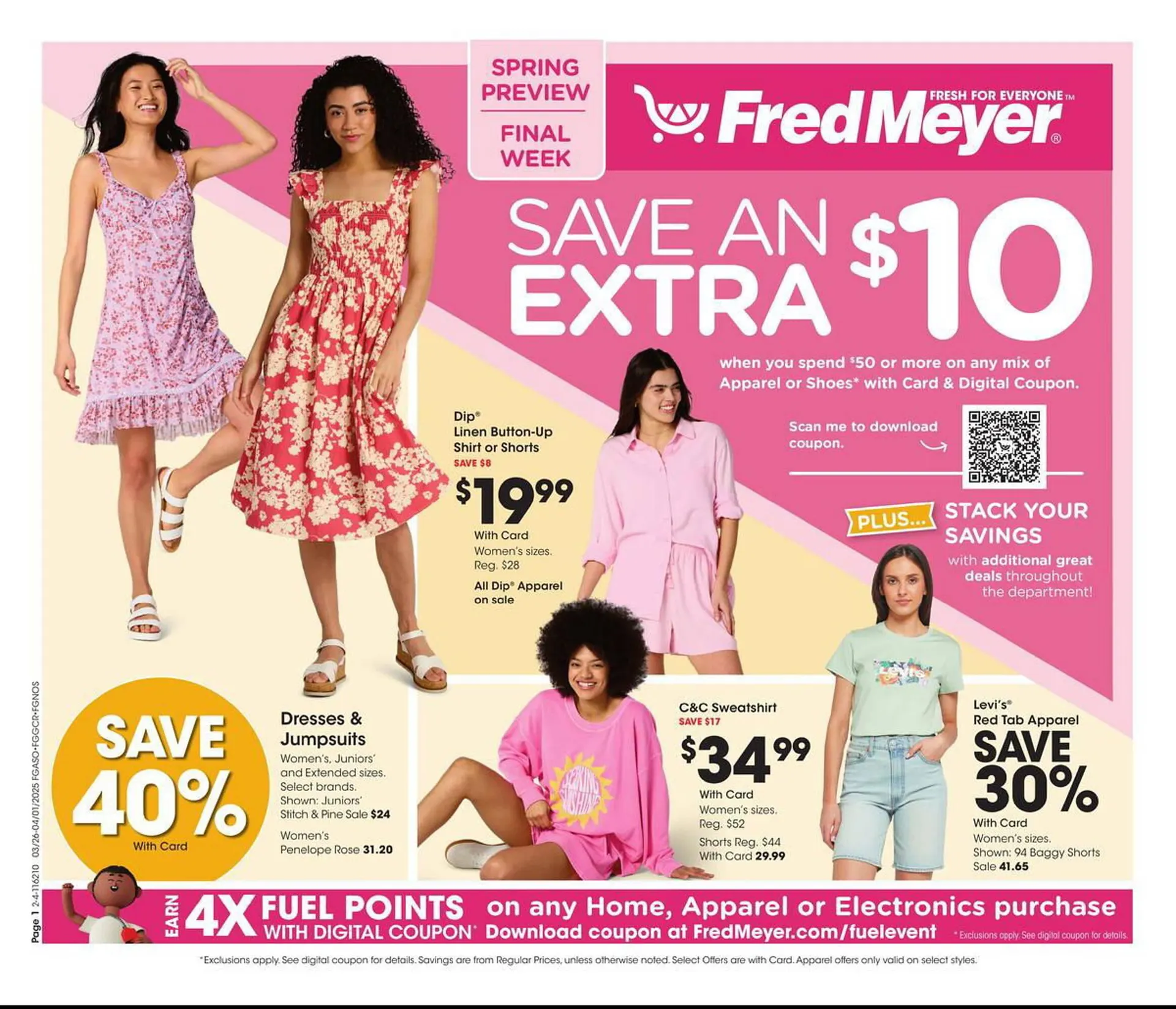 Weekly ad Fred Meyer Weekly Ad from March 26 to April 1 2025 - Page 1