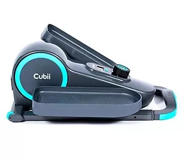 Cubii Go Seated Elliptical w/ Wheels, Handle & Mat