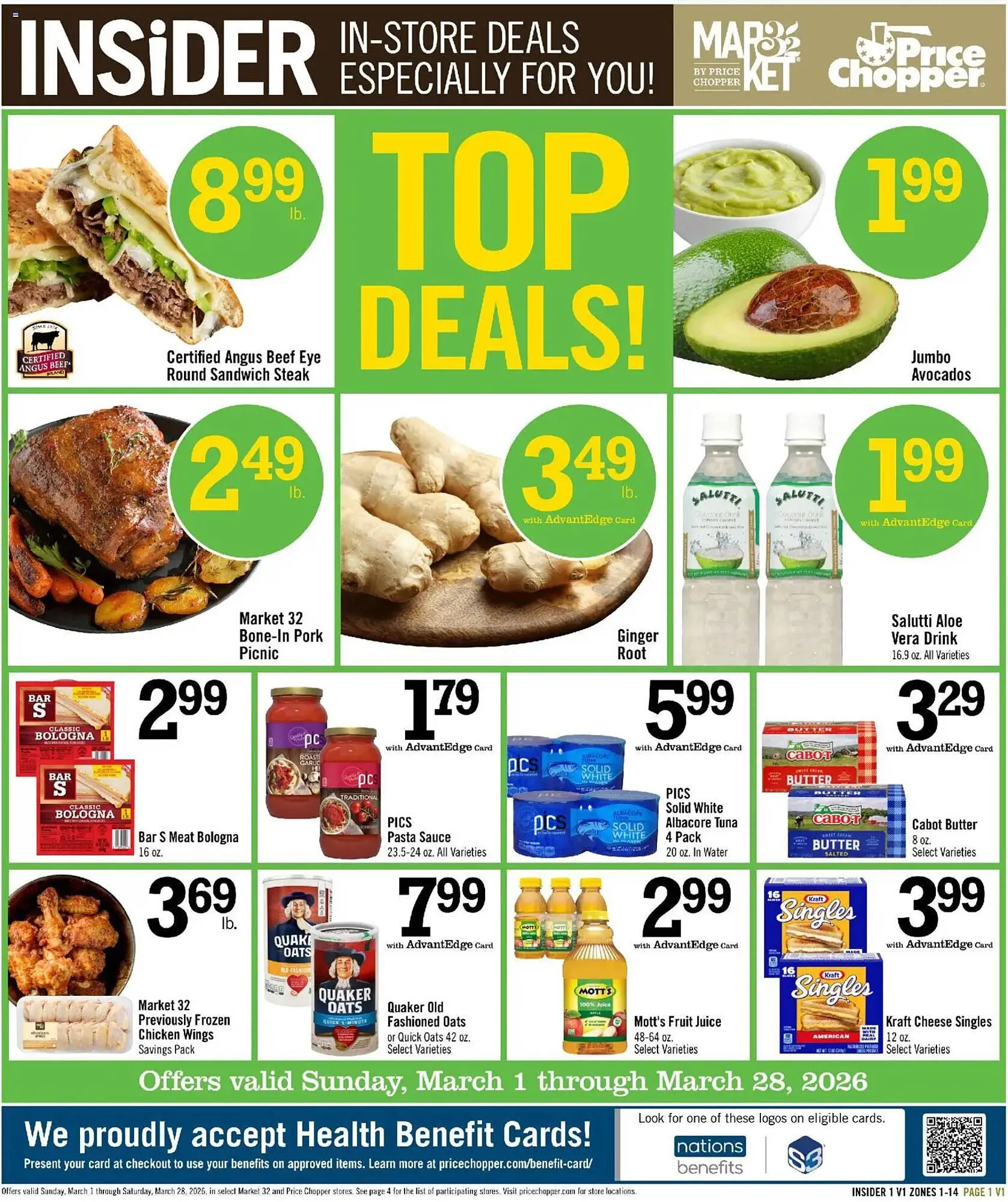 Weekly ad Price Chopper weekly ad from March 1 to March 29 2026 - Page 1