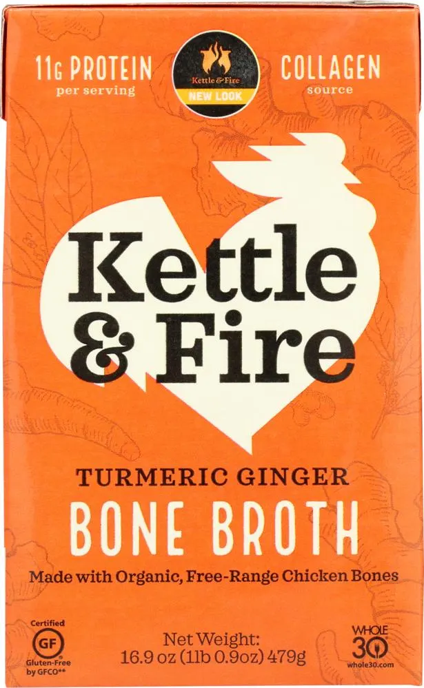 Chicken Bone Broth Chix Turmeric Ginger