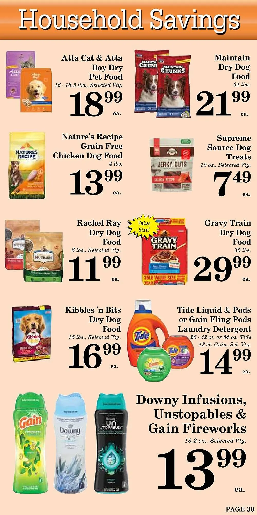 Weekly promotion Harvest Foods weekly ad spanning from September 3 to September 30 2025 - Page 31 for Catalogue 365