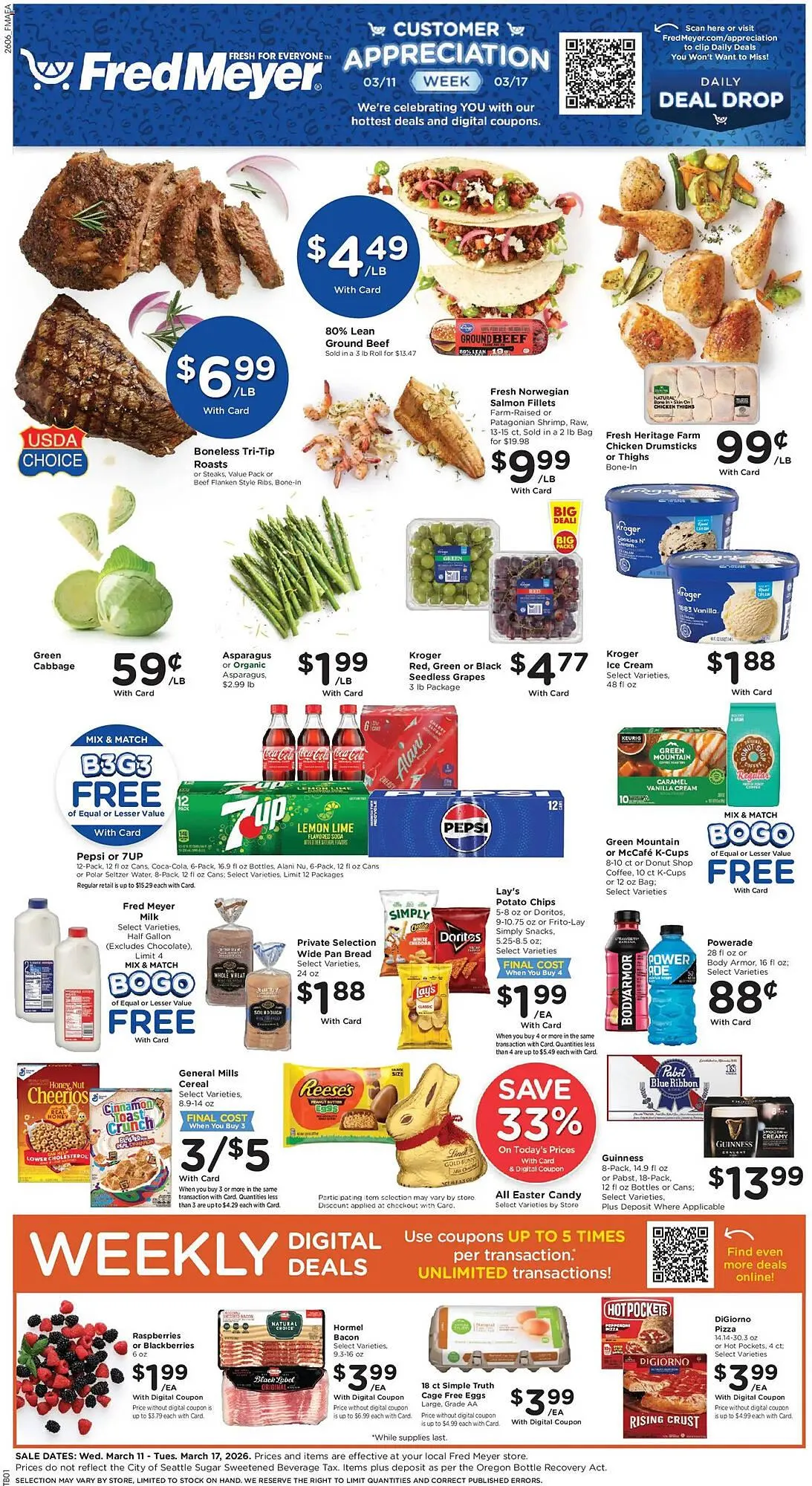 Fred Meyer weekly ad - 1