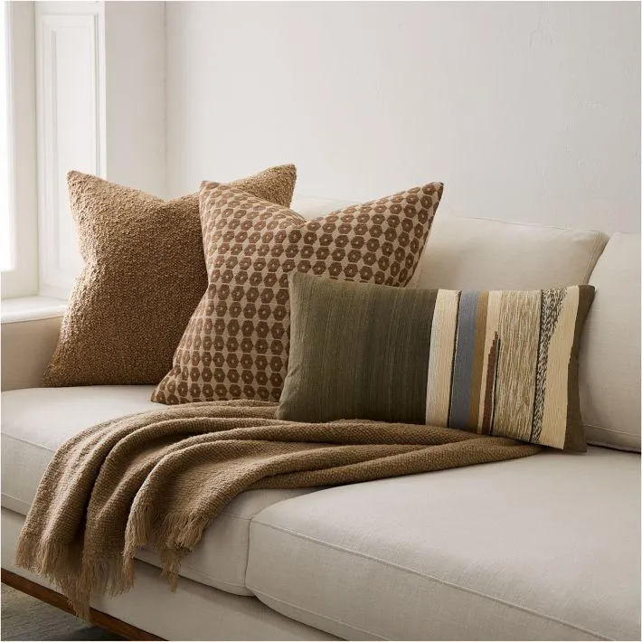Landscape Boucle Pillow Cover & Throw Set