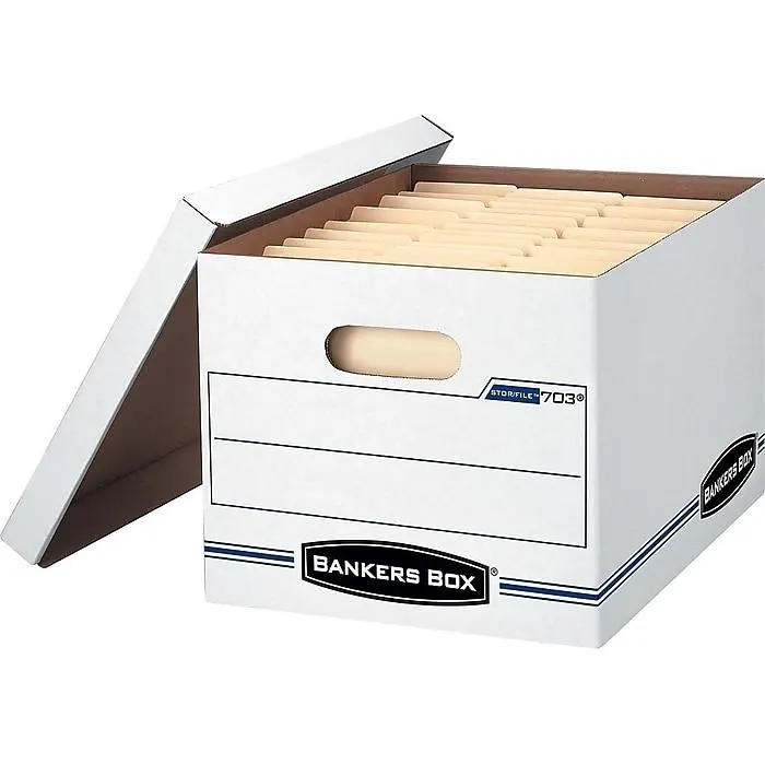 Bankers Box Stor/File Corrugated File Storage Boxes,