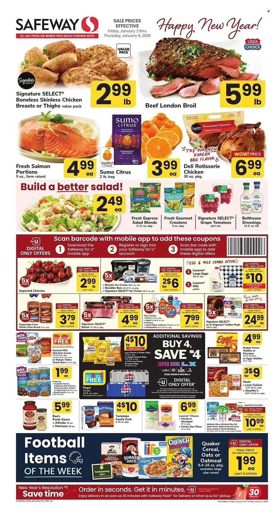 Weekly ad Safeway weekly ad from January 2 to January 8 2026 - Page 1
