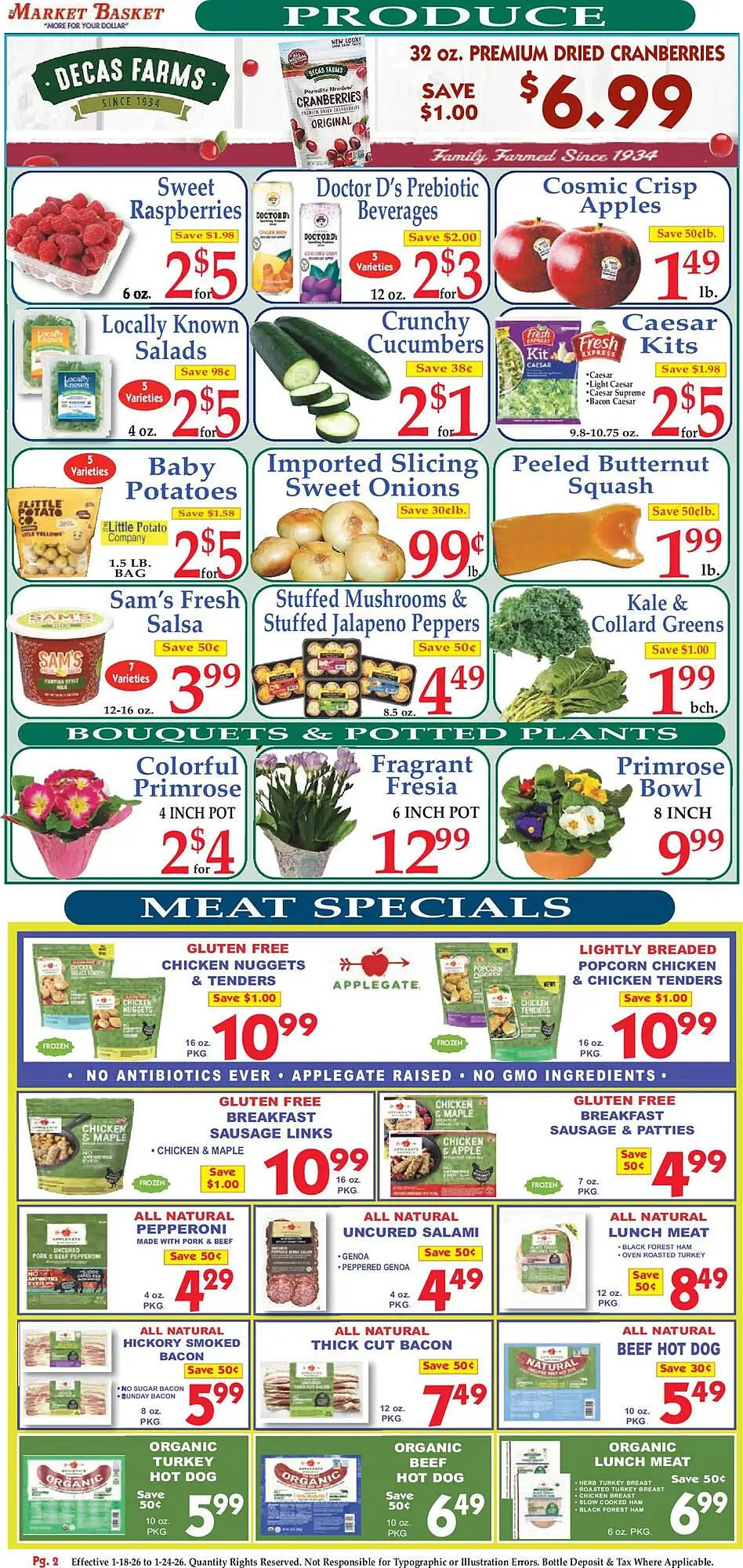 Weekly ad Market Basket weekly ad from January 18 to January 24 2026 - Page 2