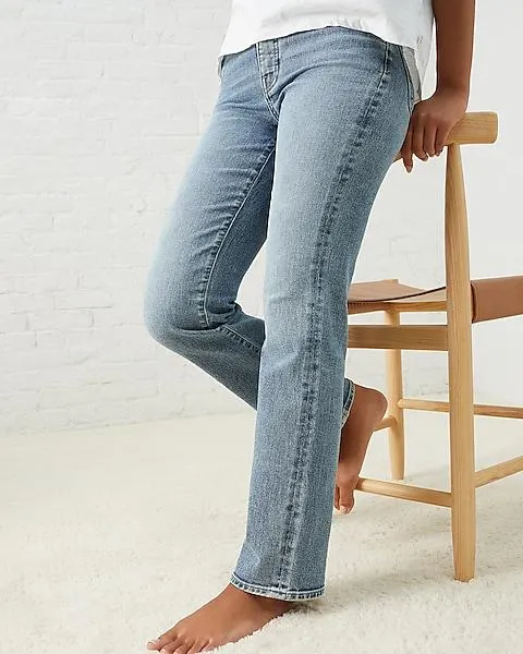 UpWest High Waisted Vintage Straight Leg Jeans