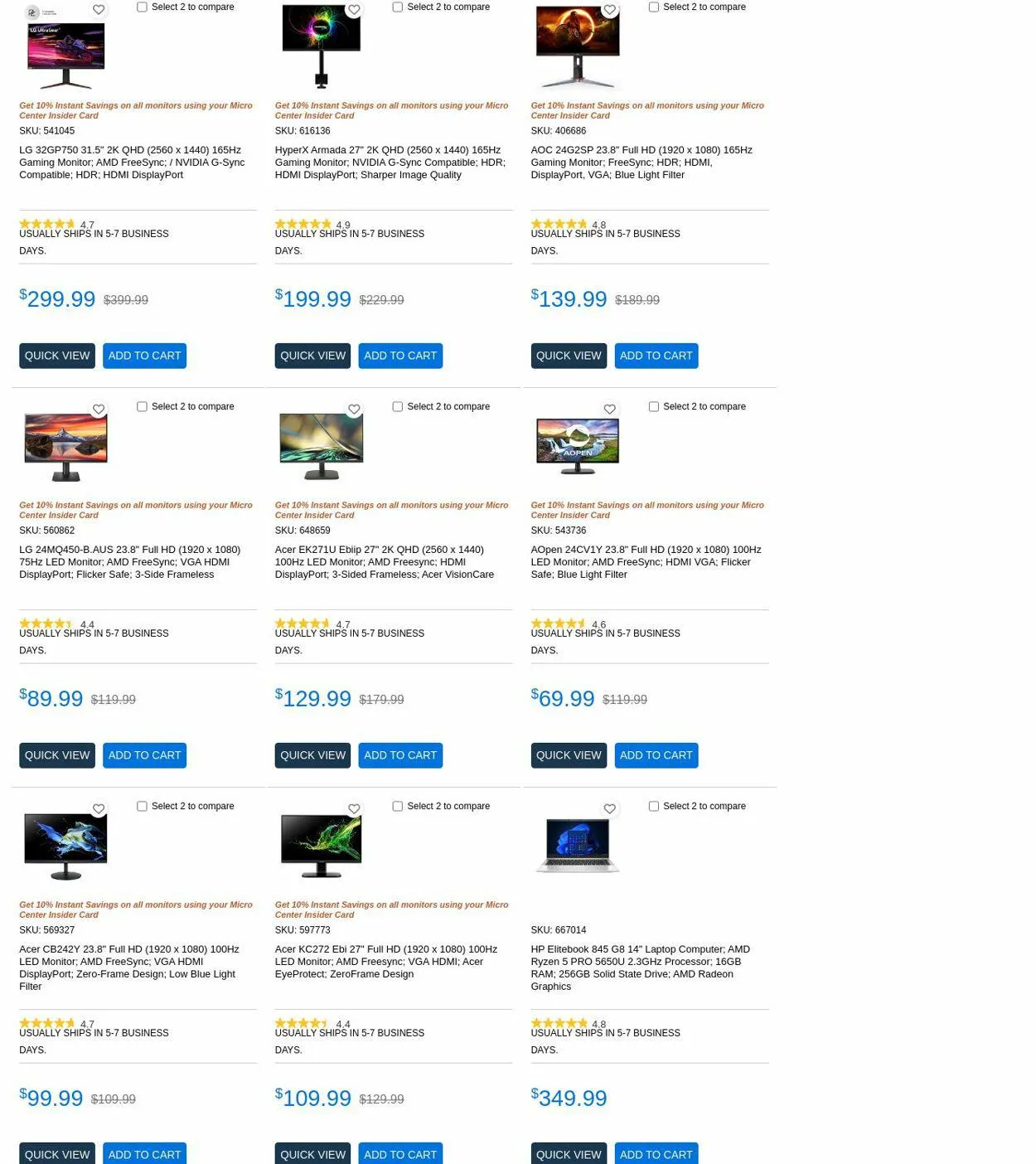 Weekly ad Micro Center from April 1 to April 10 2024 - Page 