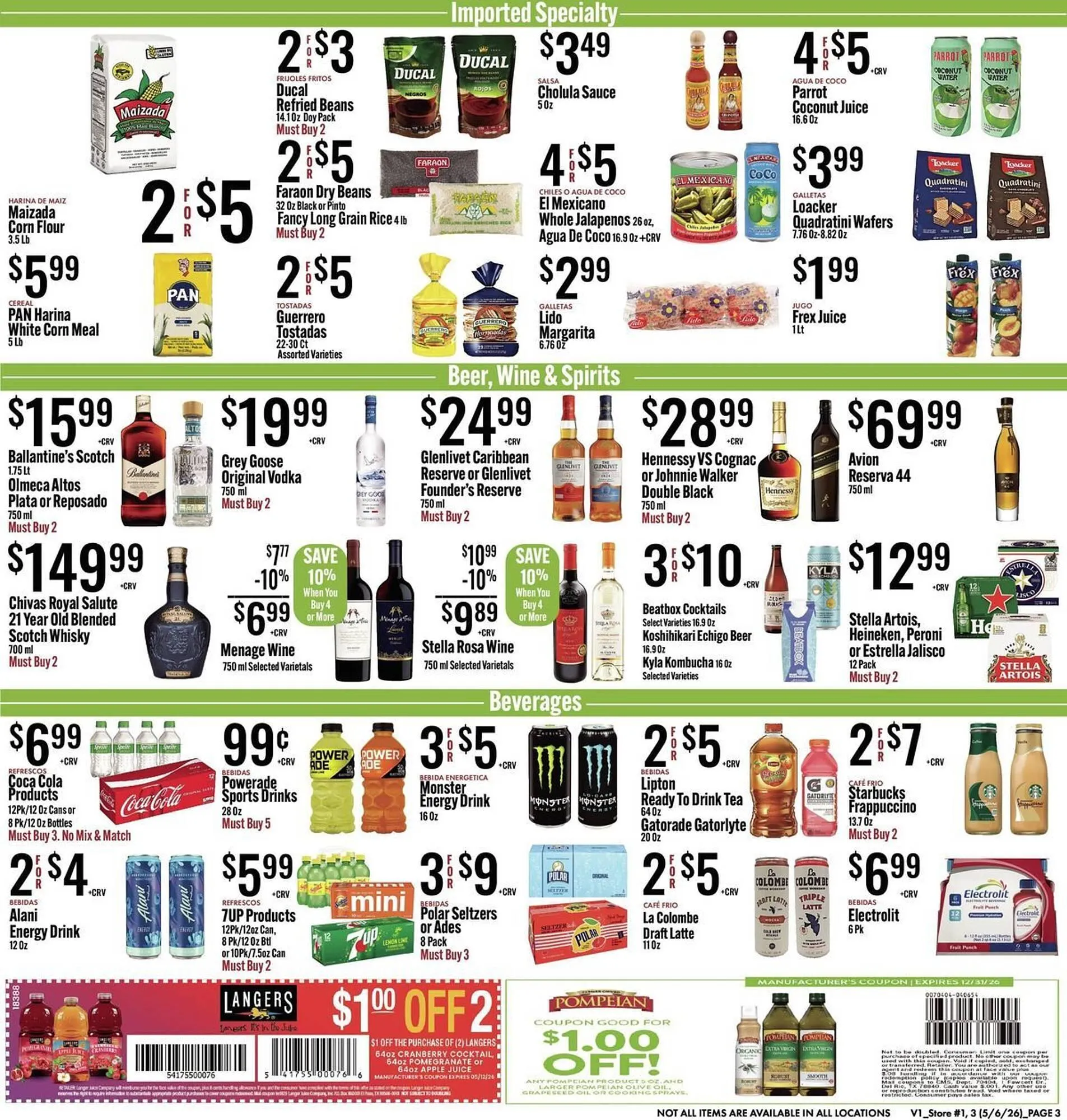 Weekly promotion Jons International weekly ad spanning from May 6 to May 12 2026 - Page 3 for Catalogue 365