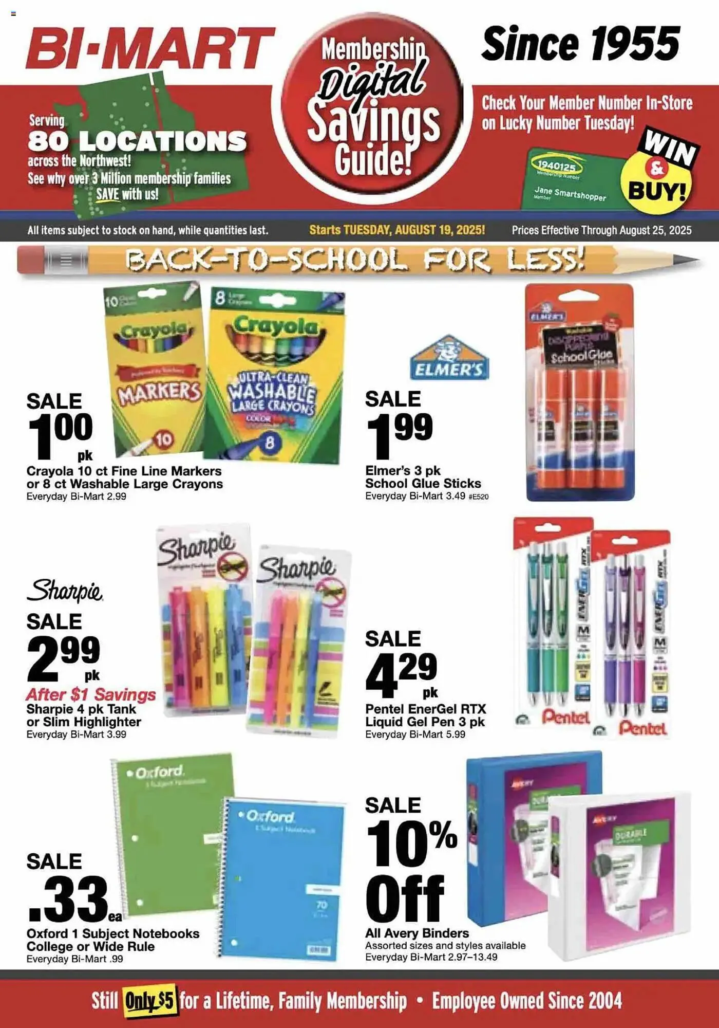 Weekly ad Bi-Mart Weekly Ad from August 19 to August 26 2025 - Page 1