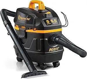 Vacmaster Professional Beast Series VFB511H 0201 5-Gallon 5.5 Peak HP Wet/Dry Vac, Black