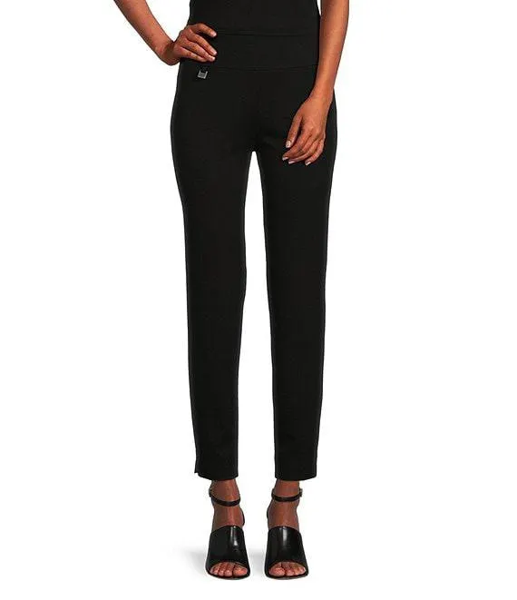 Slimsation® by Multiples Relaxed Tapered Leg Tummy Control Pull-On Ankle Pants