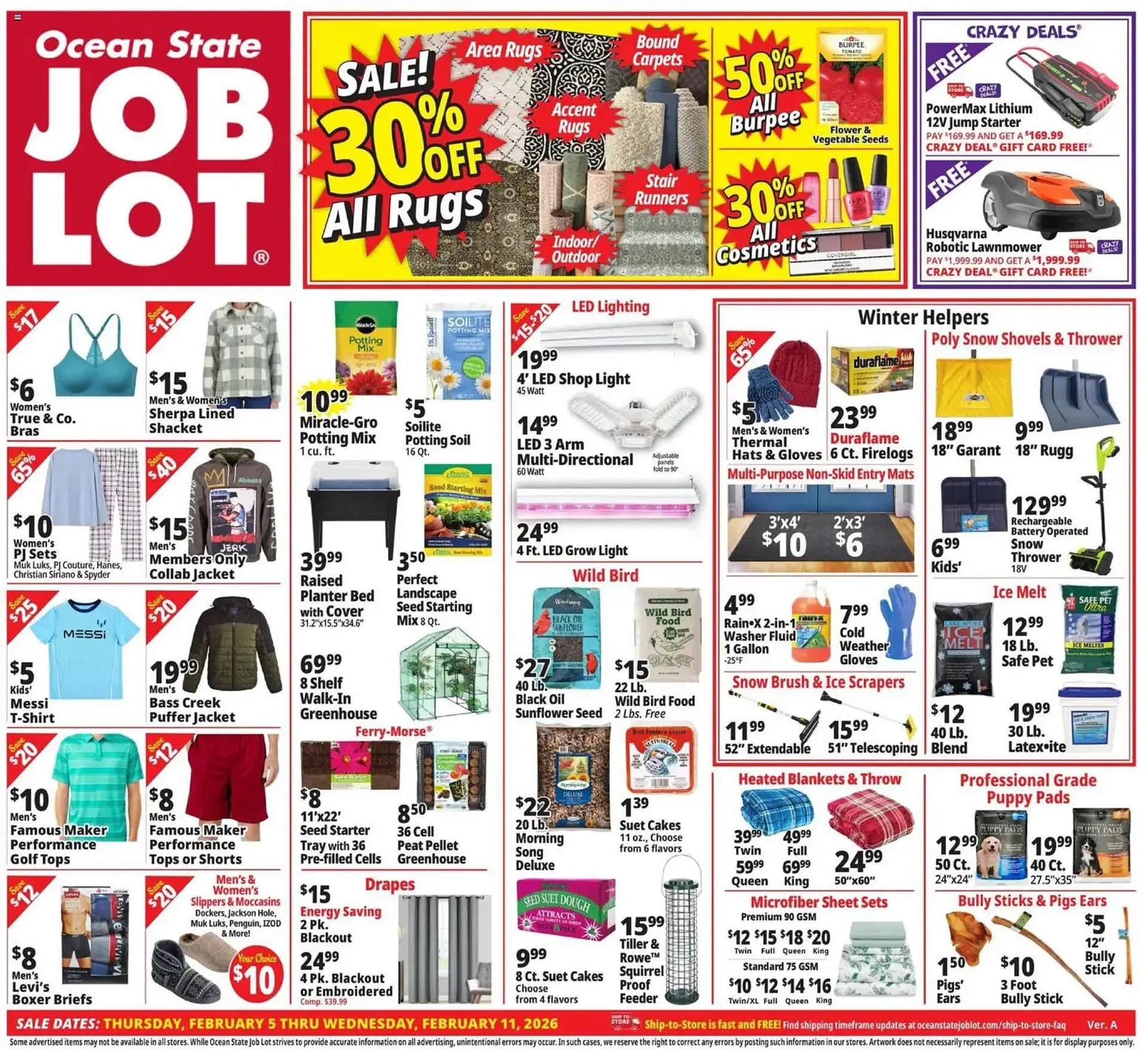 Ocean State Job Lot flyer - 1