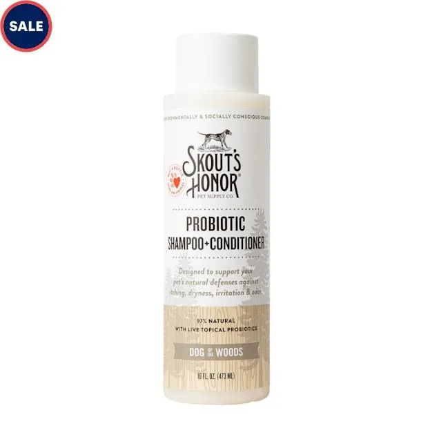 Skout's Honor Probiotic Dog of the Woods Shampoo+Conditioner, 16 fl. oz.